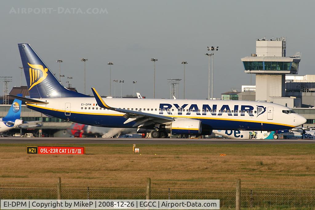 EI-DPM, 2007 Boeing 737-8AS C/N 33640, Boxing Day morning at Manchester.