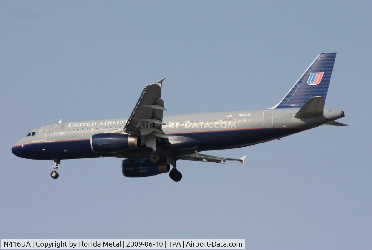 N416UA, 1994 Airbus A320-232 C/N 479, United A320