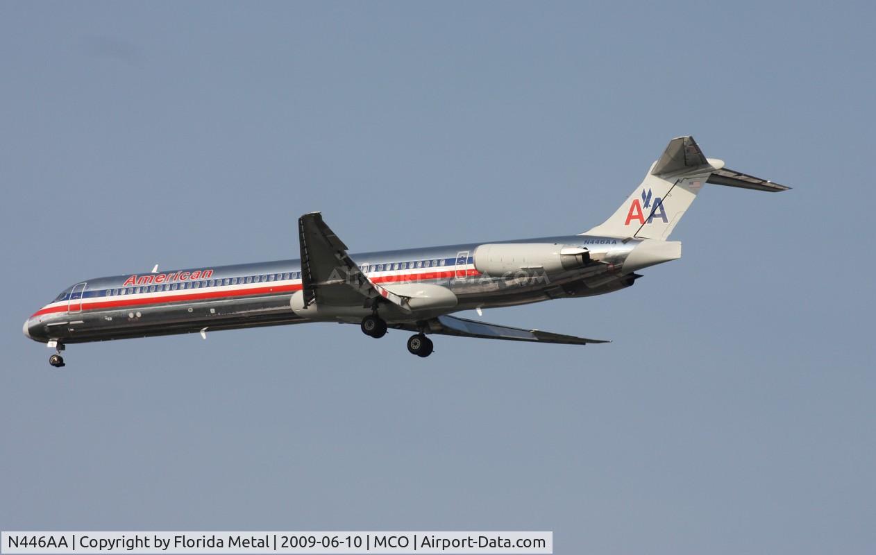 N446AA, 1987 McDonnell Douglas MD-82 (DC-9-82) C/N 49472, American MD-82