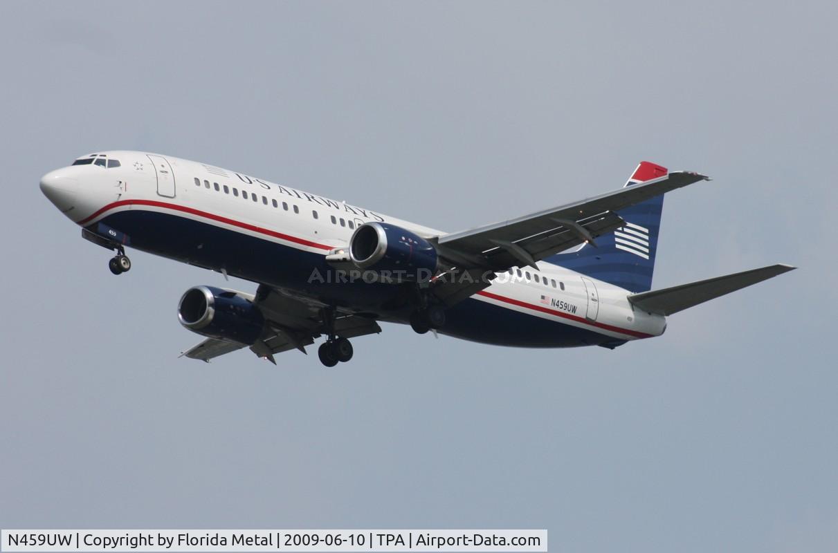 N459UW, 1991 Boeing 737-4B7 C/N 25023, US Airways 737-400