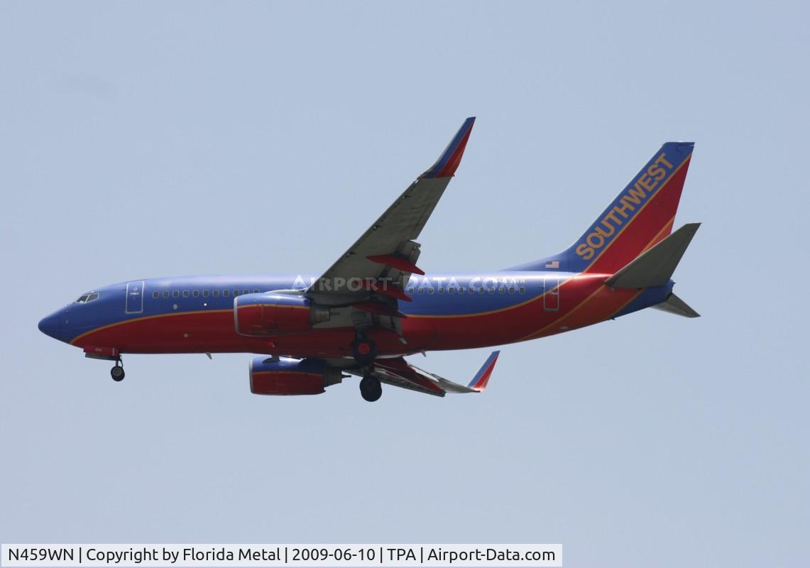 N459WN, 2004 Boeing 737-7H4 C/N 32497, Southwest 737-700