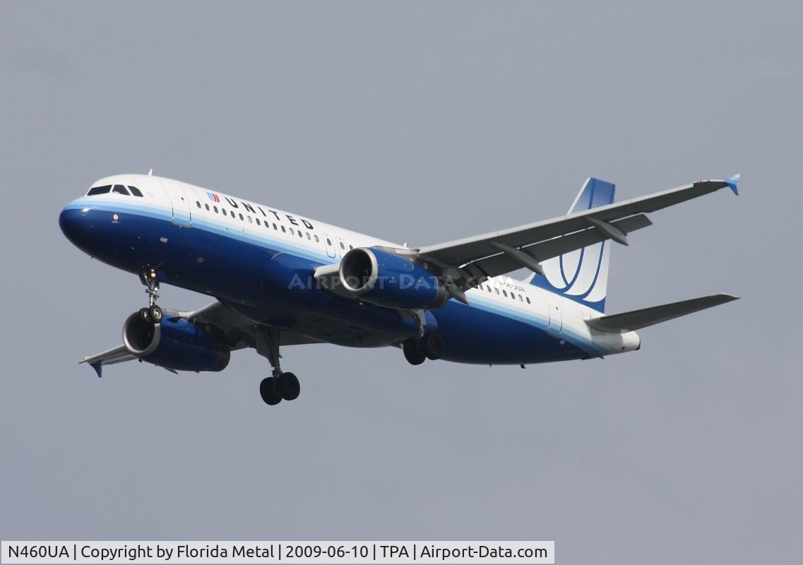 N460UA, 2000 Airbus A320-232 C/N 1248, United A320