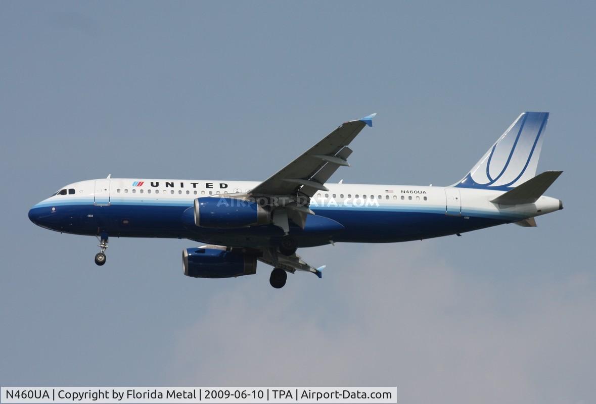 N460UA, 2000 Airbus A320-232 C/N 1248, United A320