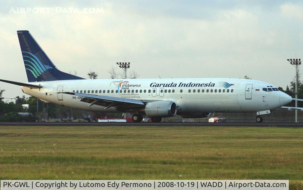 PK-GWL, Boeing 737-4U3 C/N 25714, Garuda Indonesia