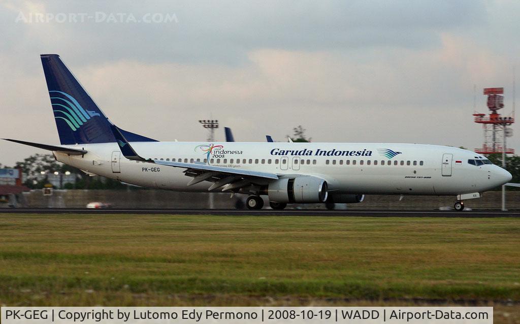 PK-GEG, 2002 Boeing 737-83N C/N 30033, Garuda Indonesia