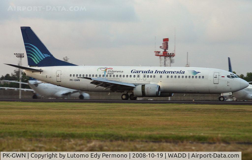 PK-GWN, 1993 Boeing 737-4U3 C/N 25716 LN:2540, Garuda Indonesia