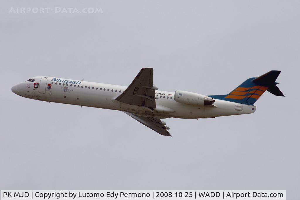 PK-MJD, 1993 Fokker 100 (F-28-0100) C/N 11474, Merpati Nusantara