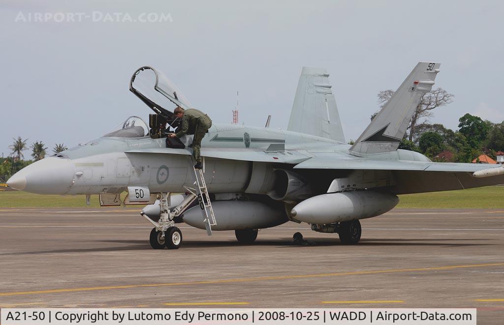 A21-50, 1989 McDonnell Douglas F/A-18A Hornet C/N 0763/AF050, Royal Australian Airforce