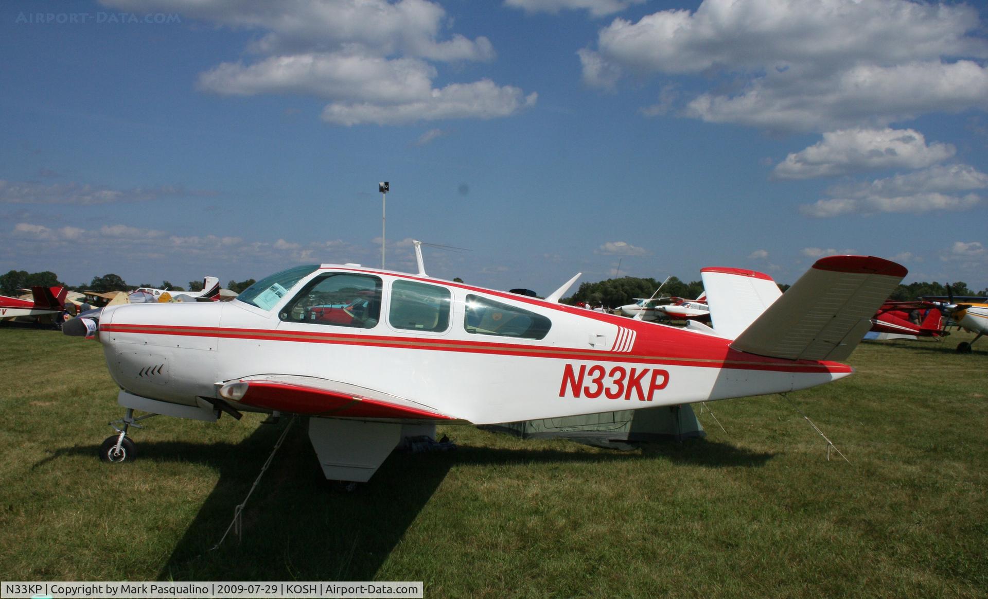 N33KP, 1957 Beech J35 Bonanza C/N D-5393, Beech J35