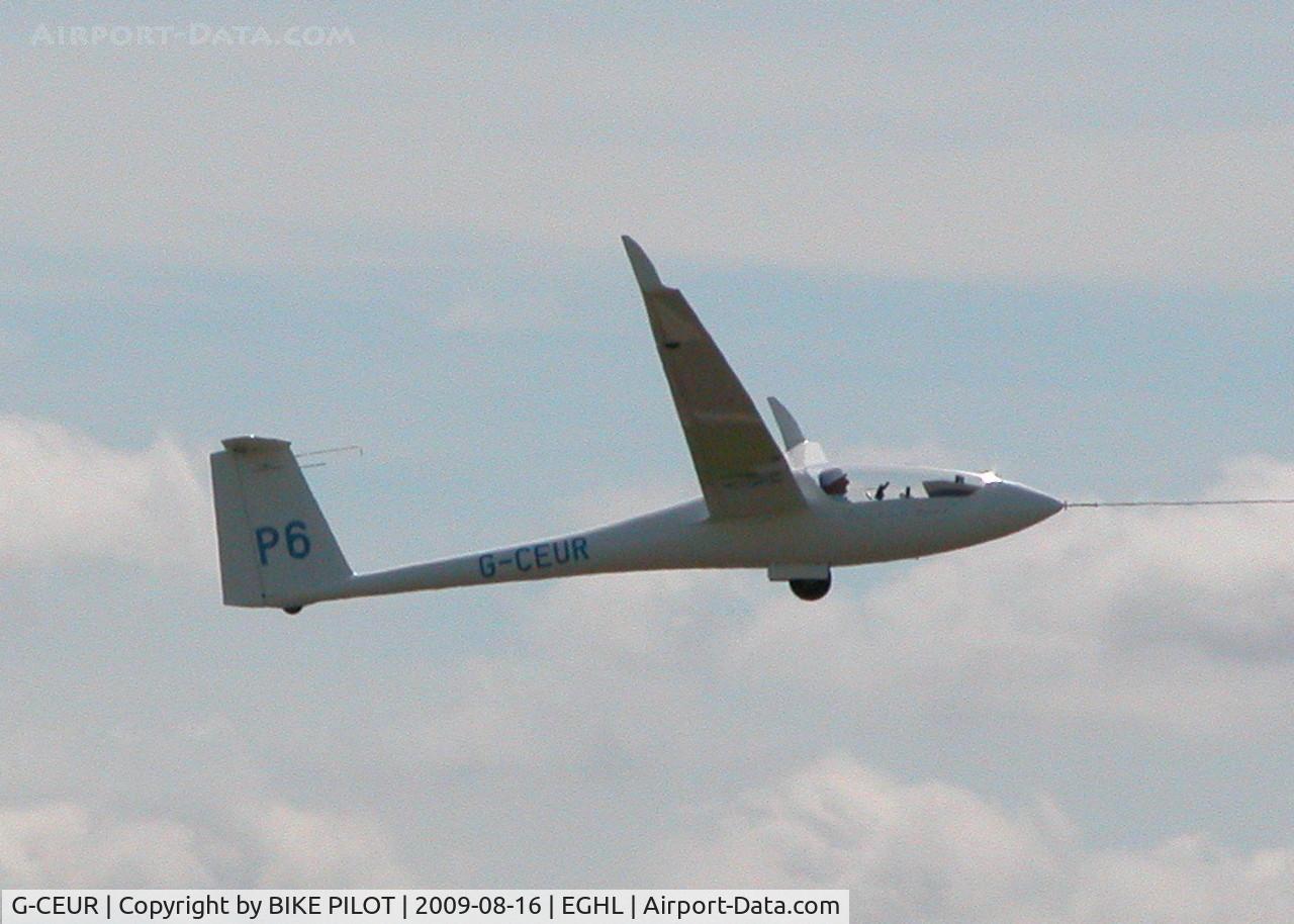 G-CEUR, 2003 Schempp-Hirth Ventus 2cT C/N 109, CLIMBING FOR AN AIR LAUNCH