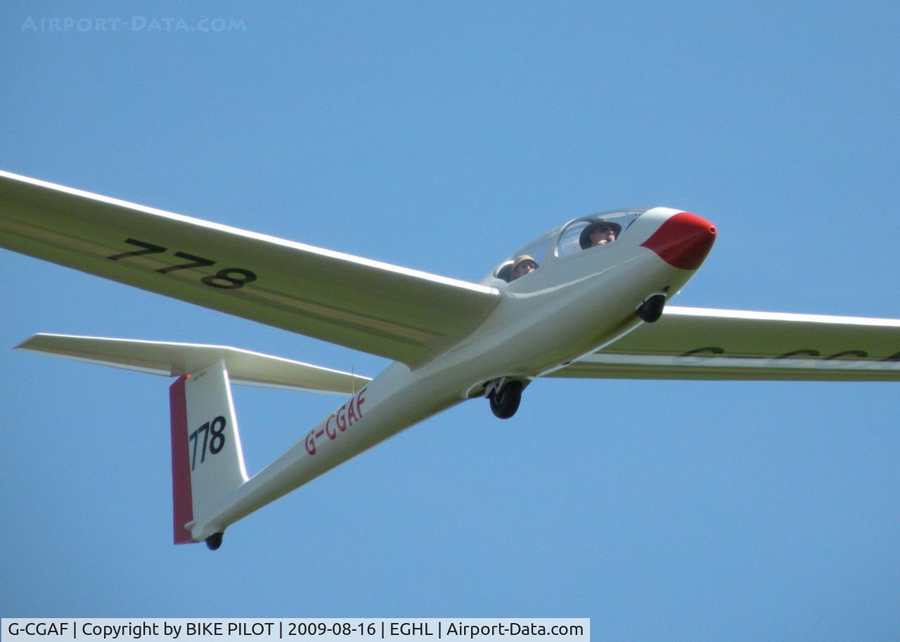 G-CGAF, 1984 Schleicher ASK-21 C/N 21152, ON FINALS