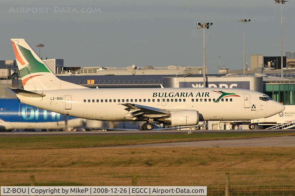 LZ-BOU, 1987 Boeing 737-3L9 C/N 23717/1365, Sadly Bulgaria Air are another carrier that pulled out of Manchester during 2009.