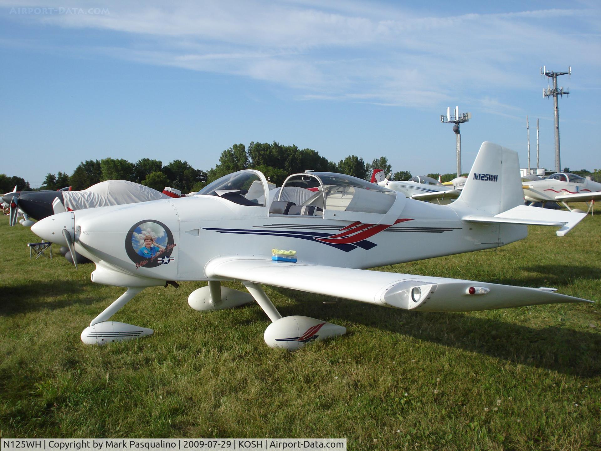 N125WH, 1999 Vans RV-6A C/N 23556, RV-6A