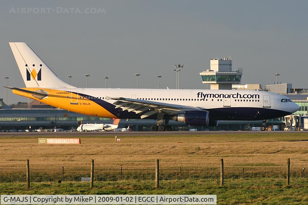 G-MAJS, 1991 Airbus A300B4-605R C/N 604, 05L arrival.