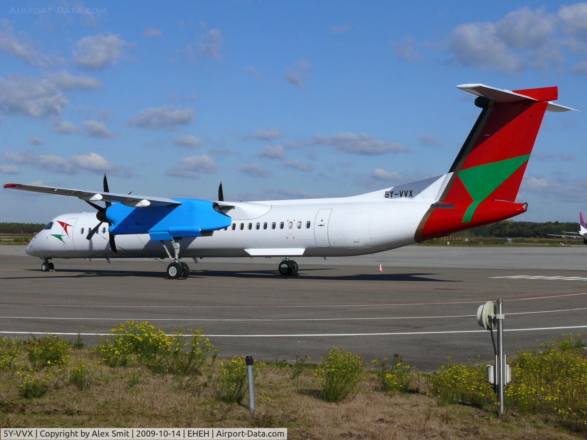 5Y-VVX, 2000 De Havilland Canada DHC-8-402Q Dash 8 C/N 4018, De Havilland-Canada DHC8-Q402 Dash8 5Y-VVX Bluebird Aviation of Kenya