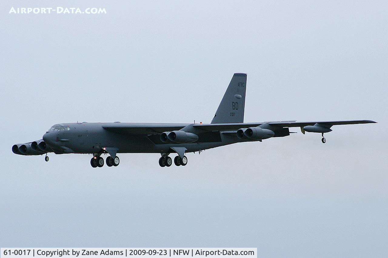 61-0017, 1961 Boeing B-52H Stratofortress C/N 464444, USAF B-52 at Navy Fort Worth / Carswell Field