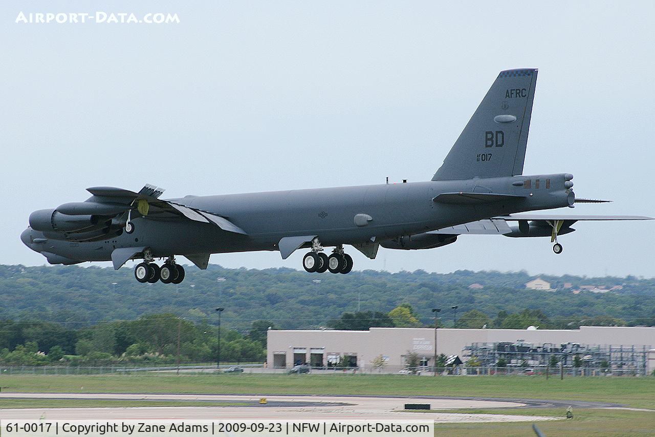 61-0017, 1961 Boeing B-52H Stratofortress C/N 464444, USAF B-52 at Navy Fort Worth / Carswell Field