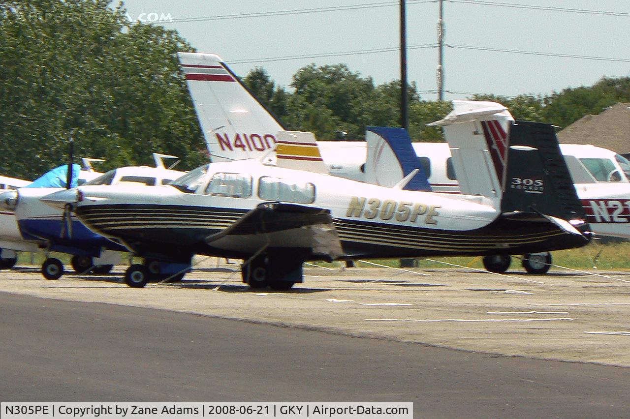 N305PE, 1984 Mooney M20K C/N 25-0818, At Arlington Municipal