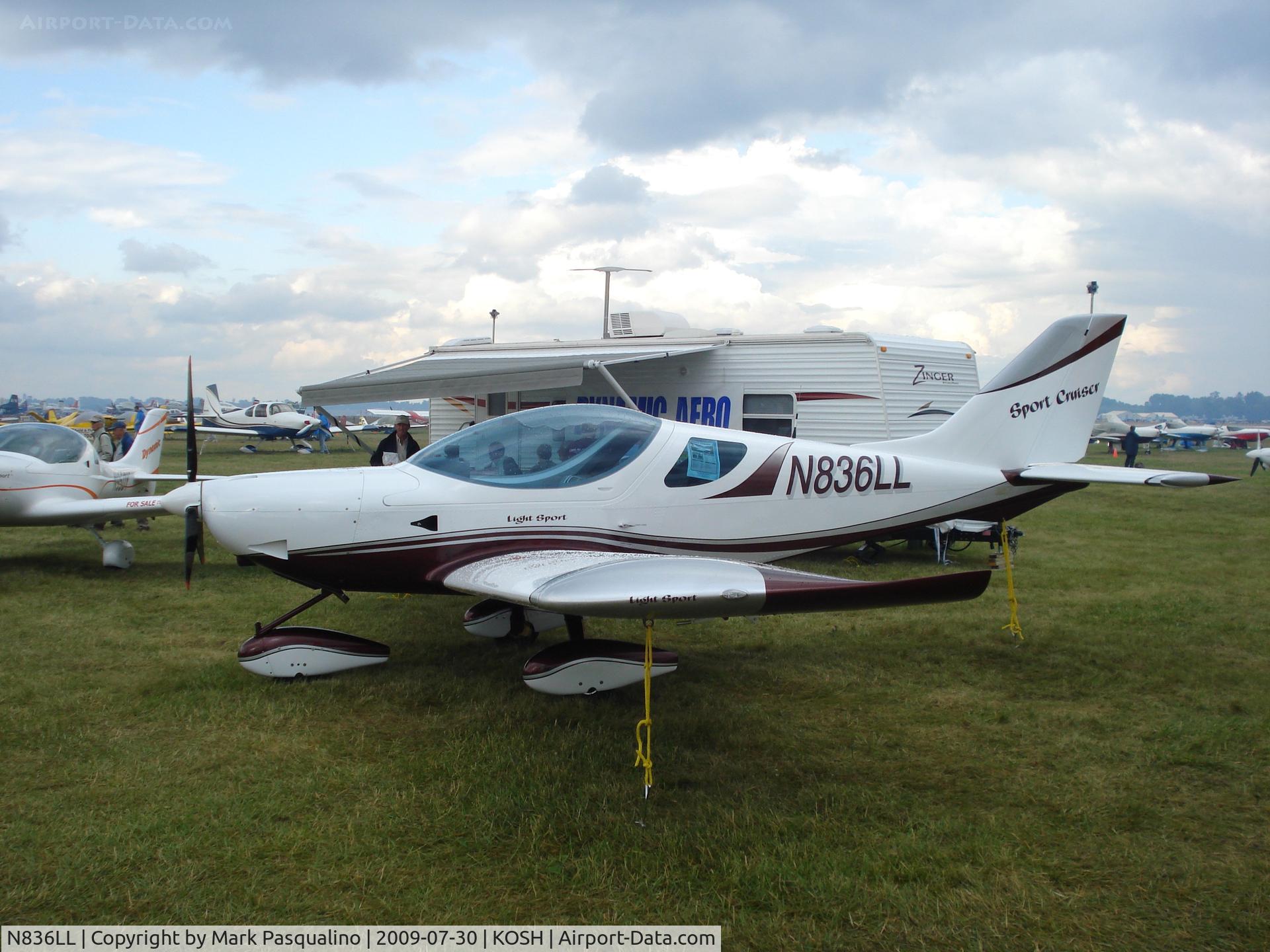 N836LL, 2009 CZAW SportCruiser C/N 09SC222R, Sportcruiser