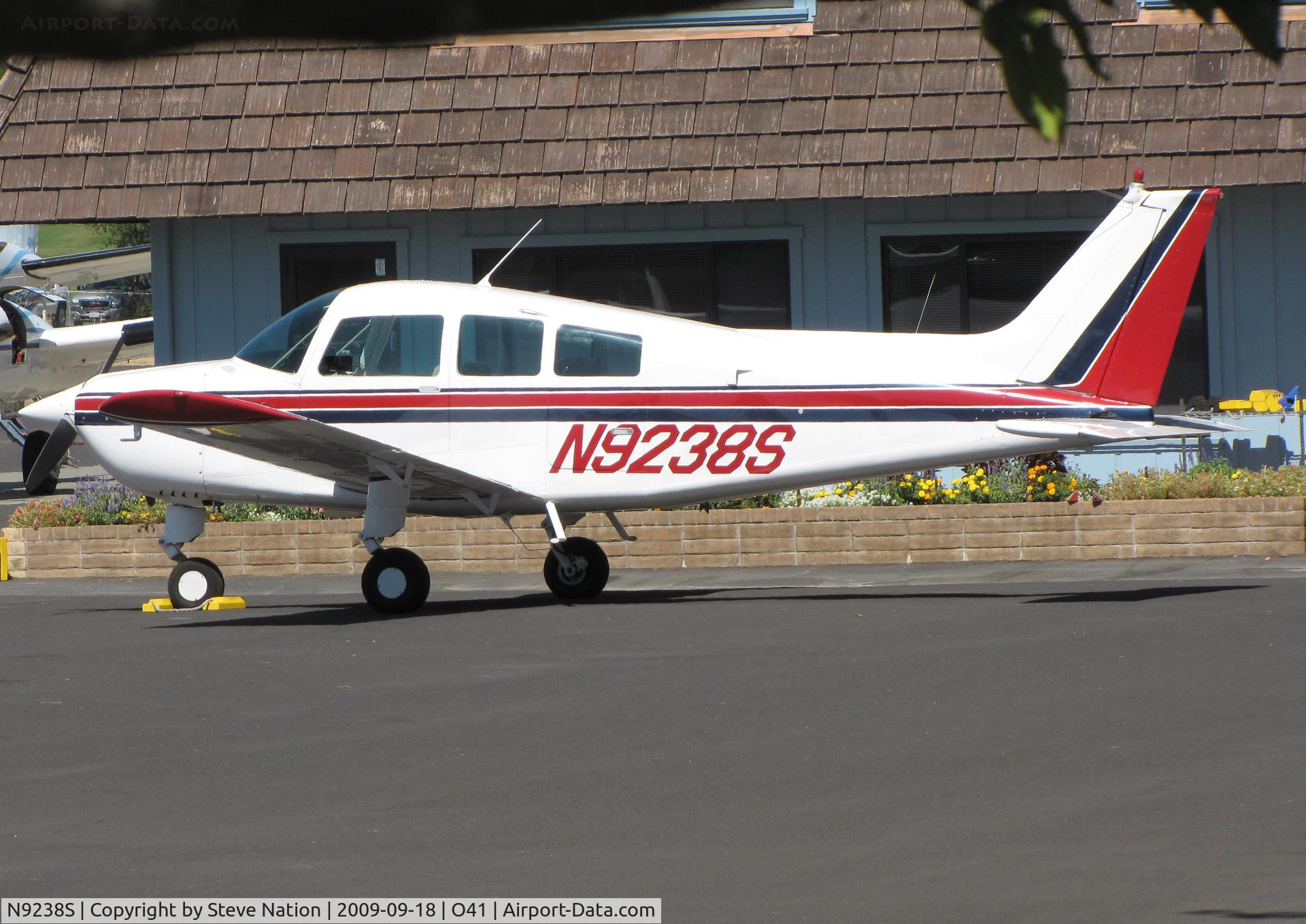 N9238S, 1976 Beech C23 Sundowner 180 C/N M-1760, Locally-based 1976 Beech C23 at Woodland Aviation