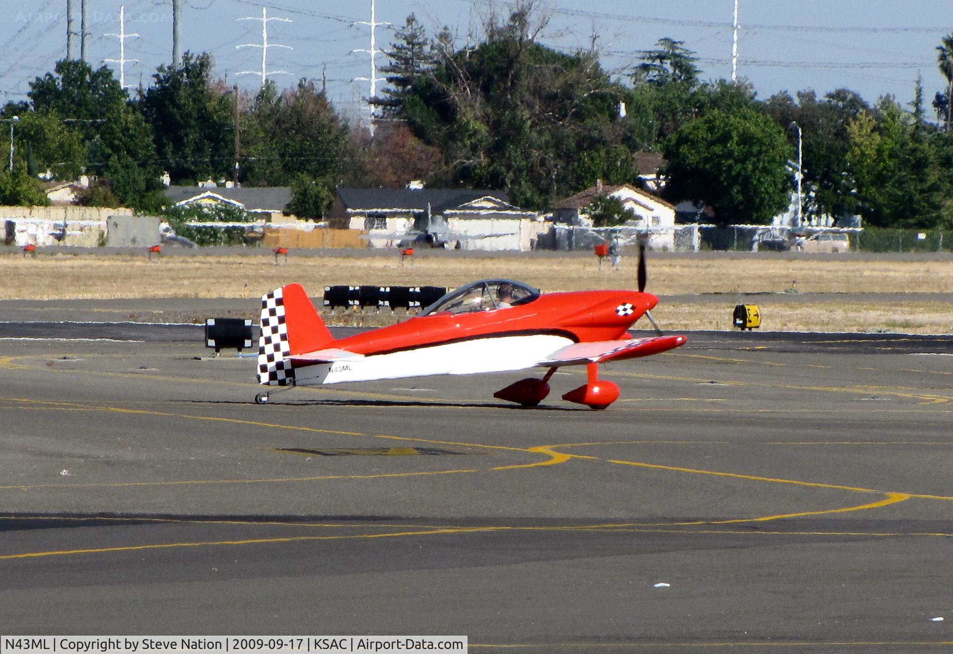 N43ML, 2004 Vans RV-4 C/N 2936, Locally-based 2004 VANS RV4 taxiing out for take-off