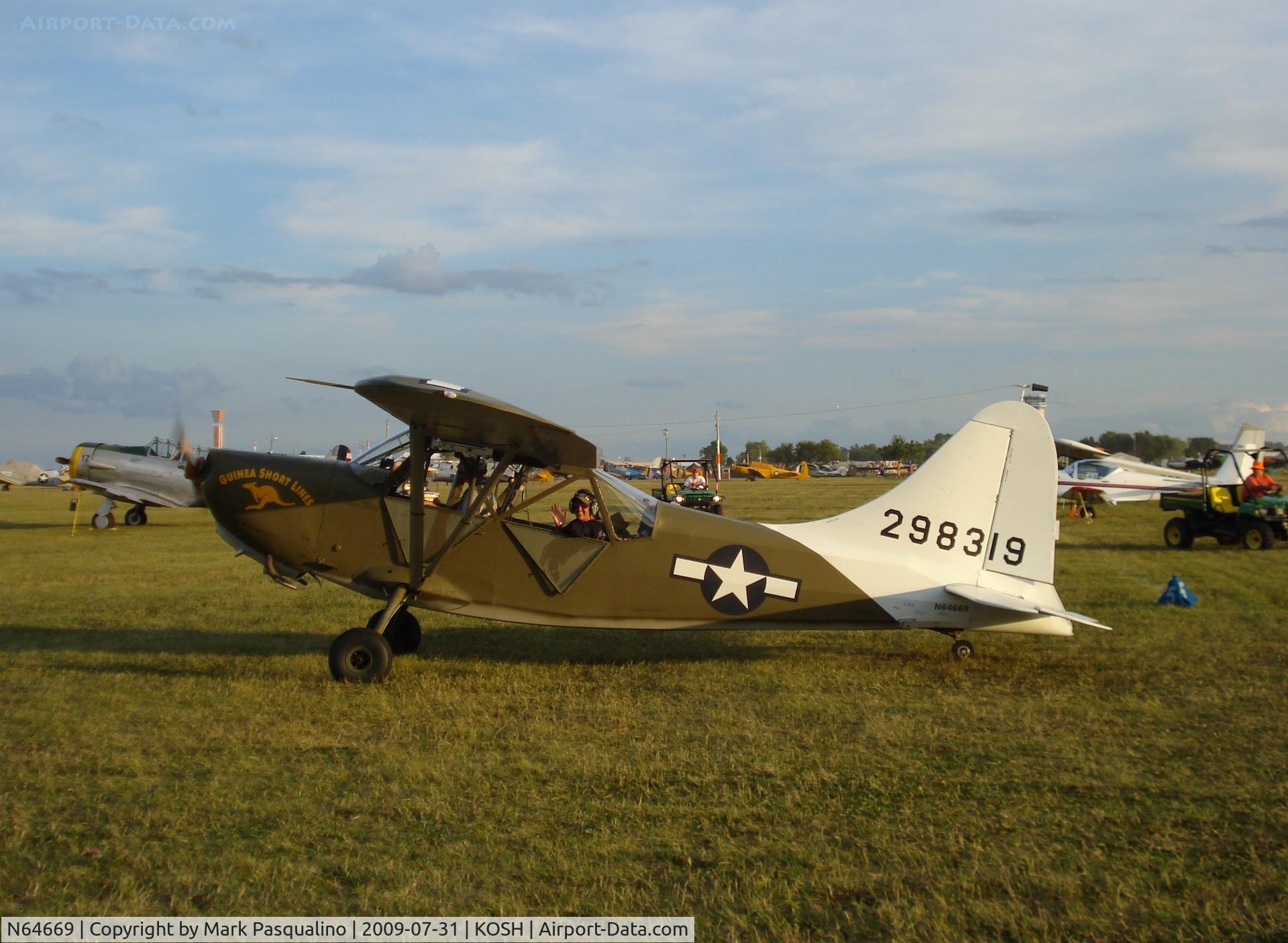 N64669, Stinson L-5 Sentinel C/N 76560, Stinson L-5