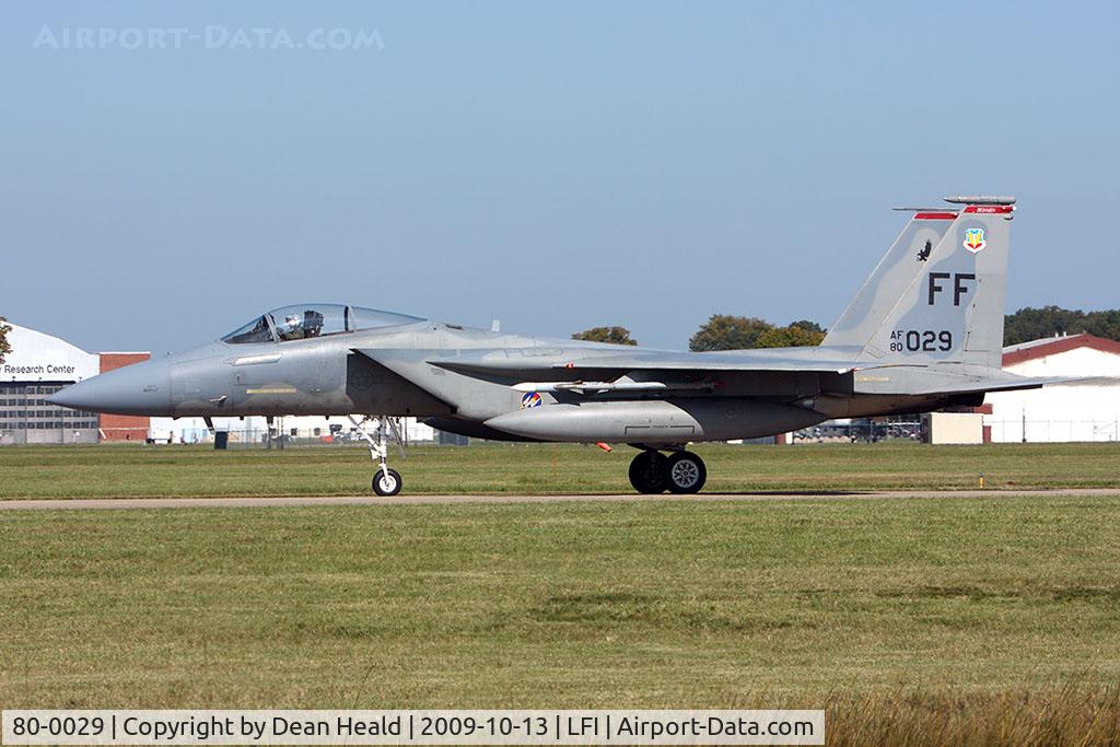 80-0029, 1980 McDonnell Douglas F-15C Eagle C/N 0679/C178, USAF McDonnell Douglas F-15C Eagle 80-0029 of the 71st FS 