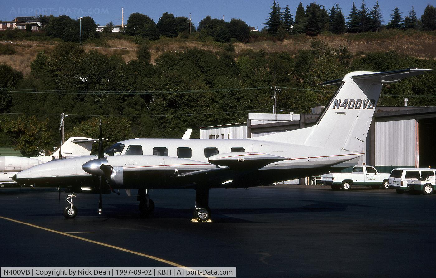 N400VB, 1985 Piper PA-42-1000 Cheyenne 400LS C/N 42-5527002, KBFI