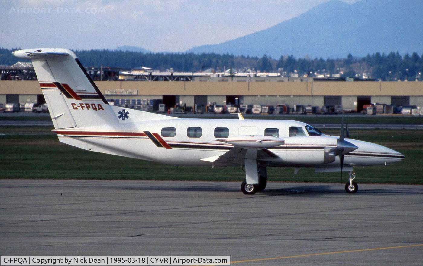 C-FPQA, 1989 Piper PA-42-1000 Cheyenne 400LS C/N 42-5527039, CYVR
