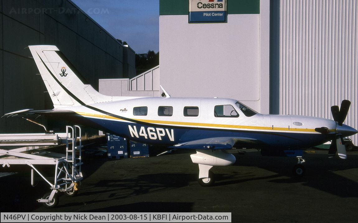 N46PV, 2001 Piper PA-46-500TP C/N 4697046, KBFI