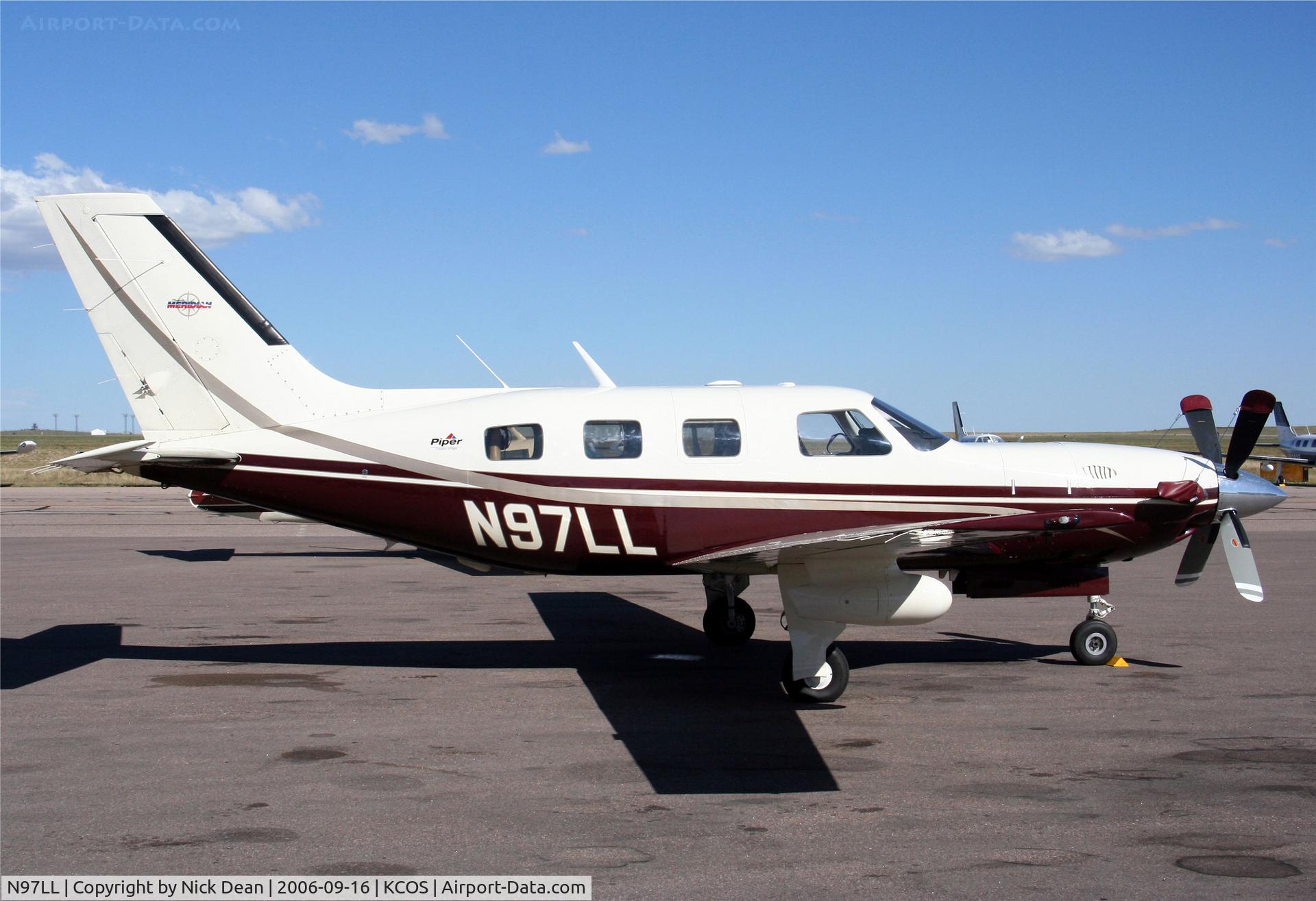 N97LL, 2001 Piper PA-46-500TP C/N 4697058, KCOS
