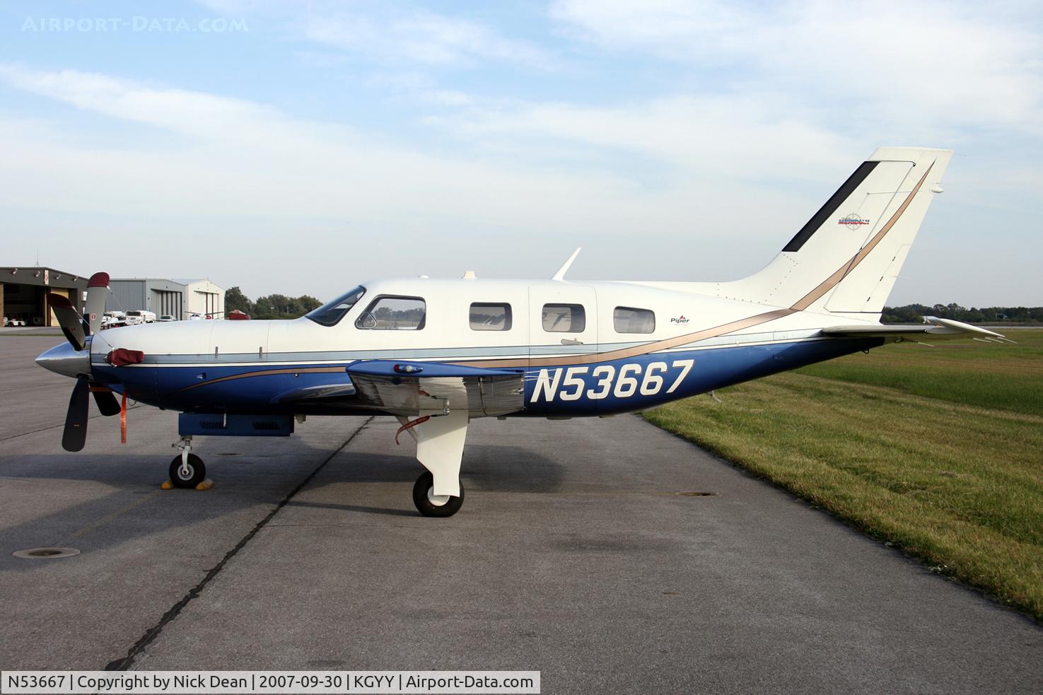 N53667, 2003 Piper PA-46-500TP C/N 4697158, KGYY