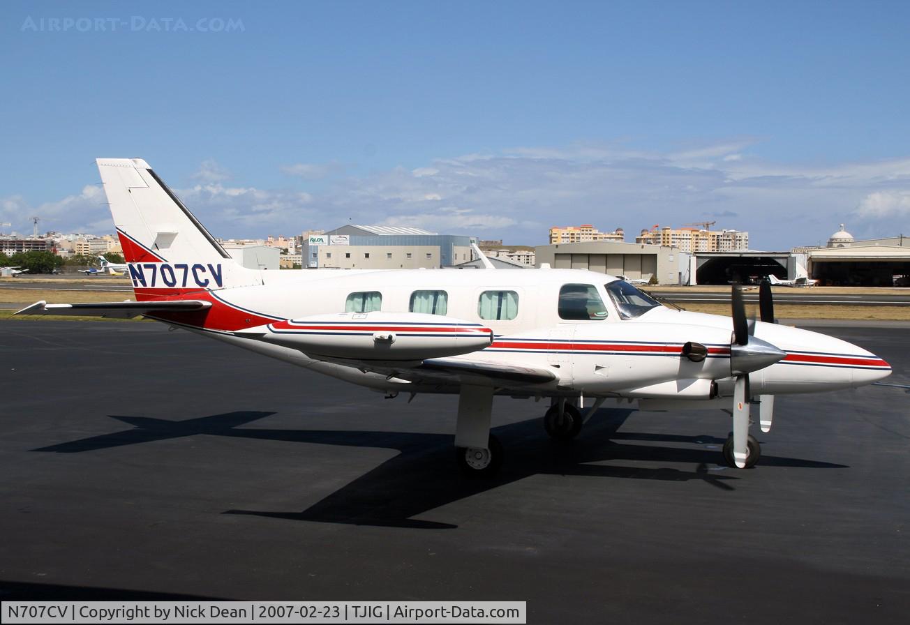 N707CV, 1980 Piper PA-31T1 C/N 31T-8104013, TJIG