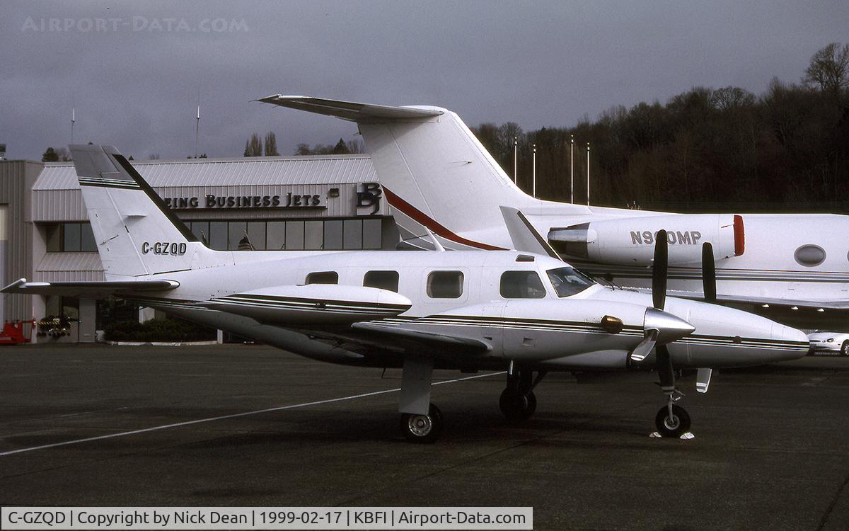 C-GZQD, 1975 Piper PA-31T-620 Cheyenne II C/N 31T-7520021, KBFI
