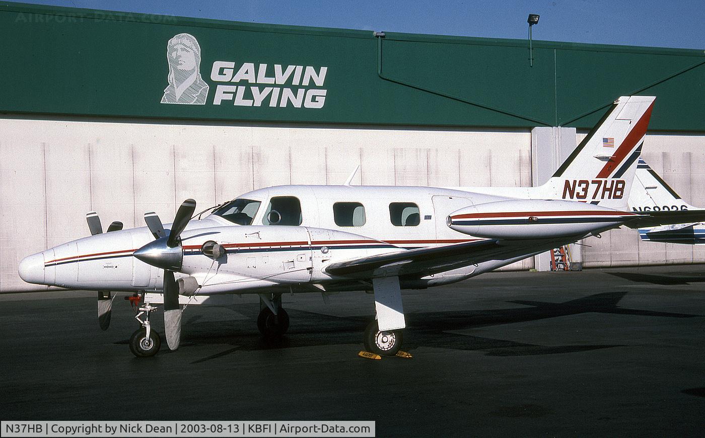 N37HB, 1977 Piper PA-31T C/N 31T-7720020, KBFI