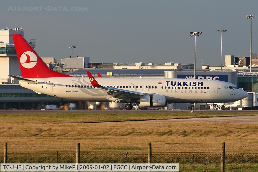 TC-JHF, 2008 Boeing 737-8F2 C/N 35745, Arrival on Runway 05L.