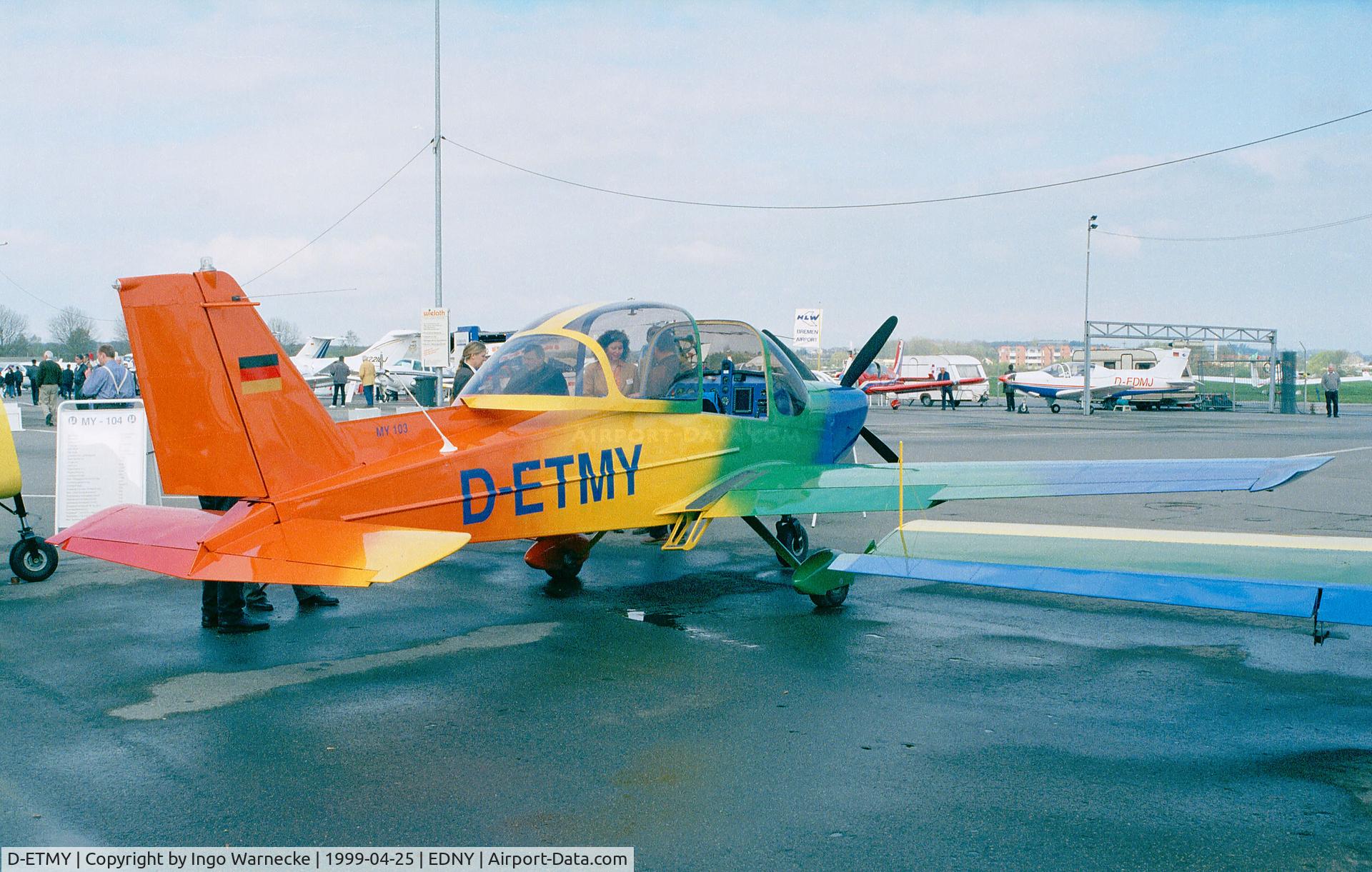 D-ETMY, Mylius My 103 Mistral C/N V-1, Mylius MY 103 Mistral at the Aero 1999, Friedrichshafen