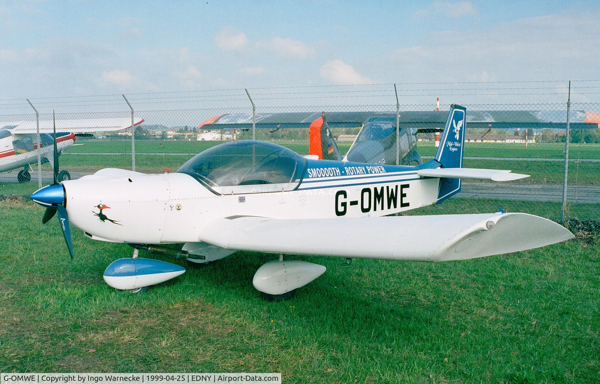 G-OMWE, 1997 Zenair CH-601 HD Zodiac C/N PFA 162-12740, Zenith Zenair CH-601HD at the Aero 1999, Friedrichshafen
