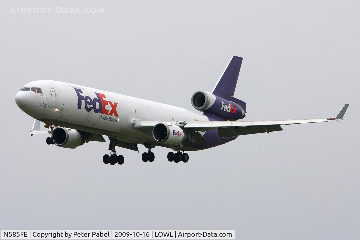 N585FE, 1992 McDonnell Douglas MD-11F C/N 48481, Horse Charter to india