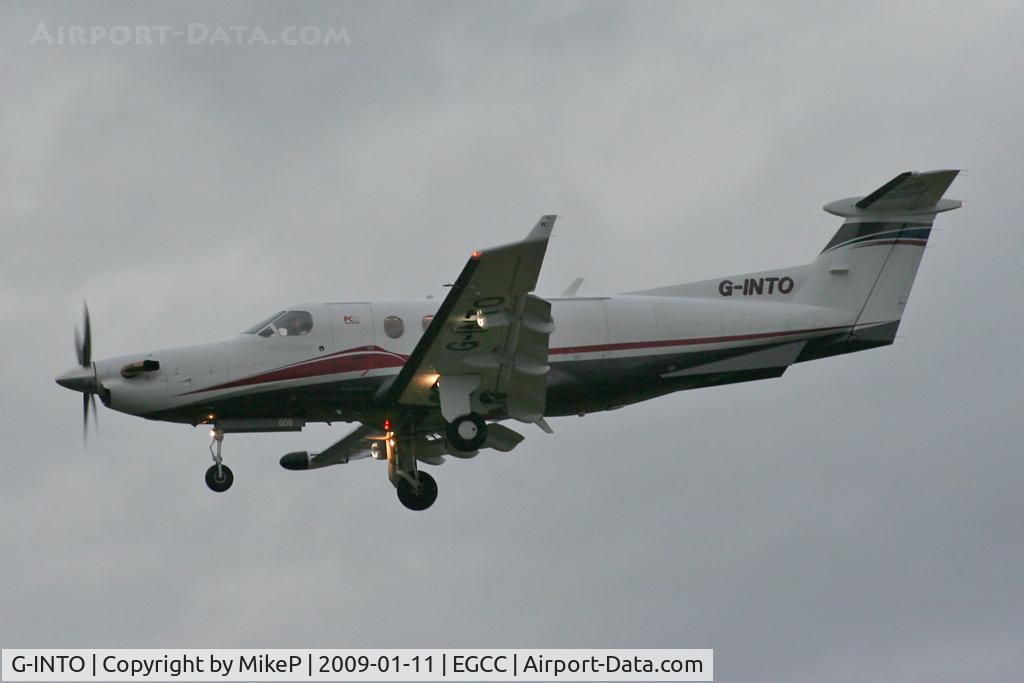 G-INTO, 2005 Pilatus PC-12/45 C/N 609, Regular Football related visitor.