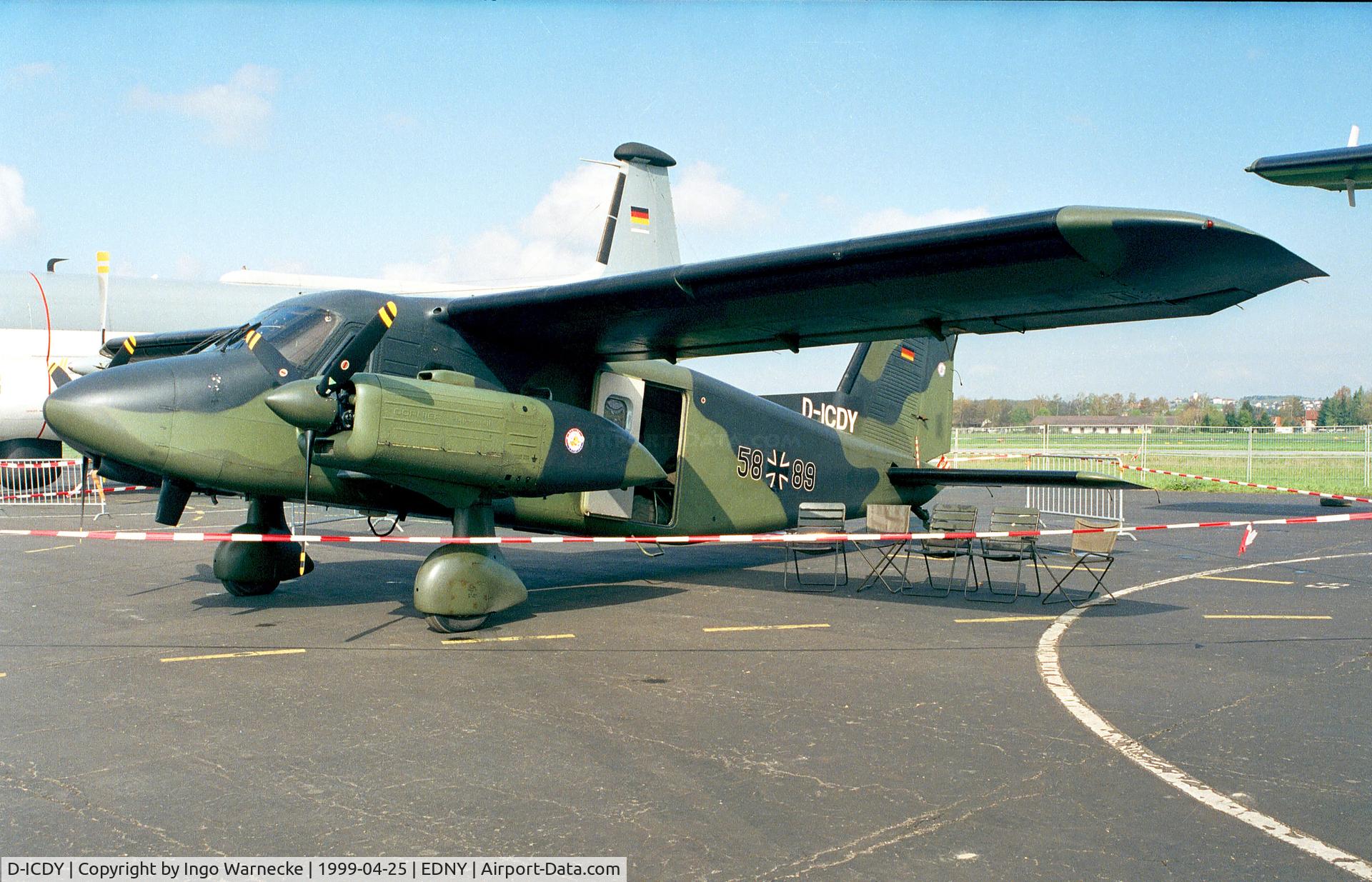 D-ICDY, Dornier Do-28D-2 Skyservant C/N 4164, Dornier Do 28D-2 Skyservant at the Aero 1999, Friedrichshafen