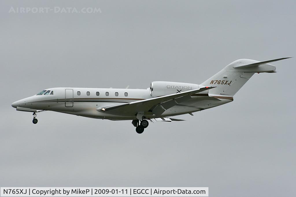 N765XJ, 2006 Cessna 750 Citation X Citation X C/N 750-0265, Runway 23R arrival.