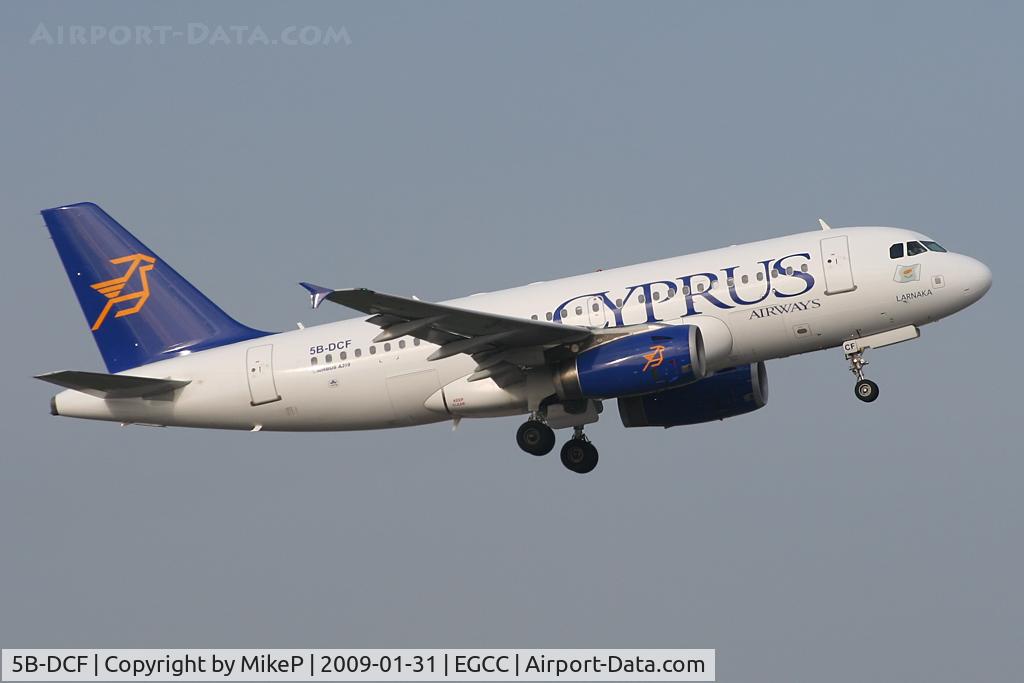 5B-DCF, 2006 Airbus A319-132 C/N 2718, The latest member of the Cyprus Airways fleet.