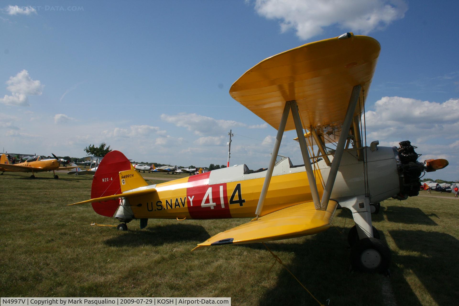 N4997V, 1942 Boeing A75N1(PT17) C/N 75-3423, Stearman