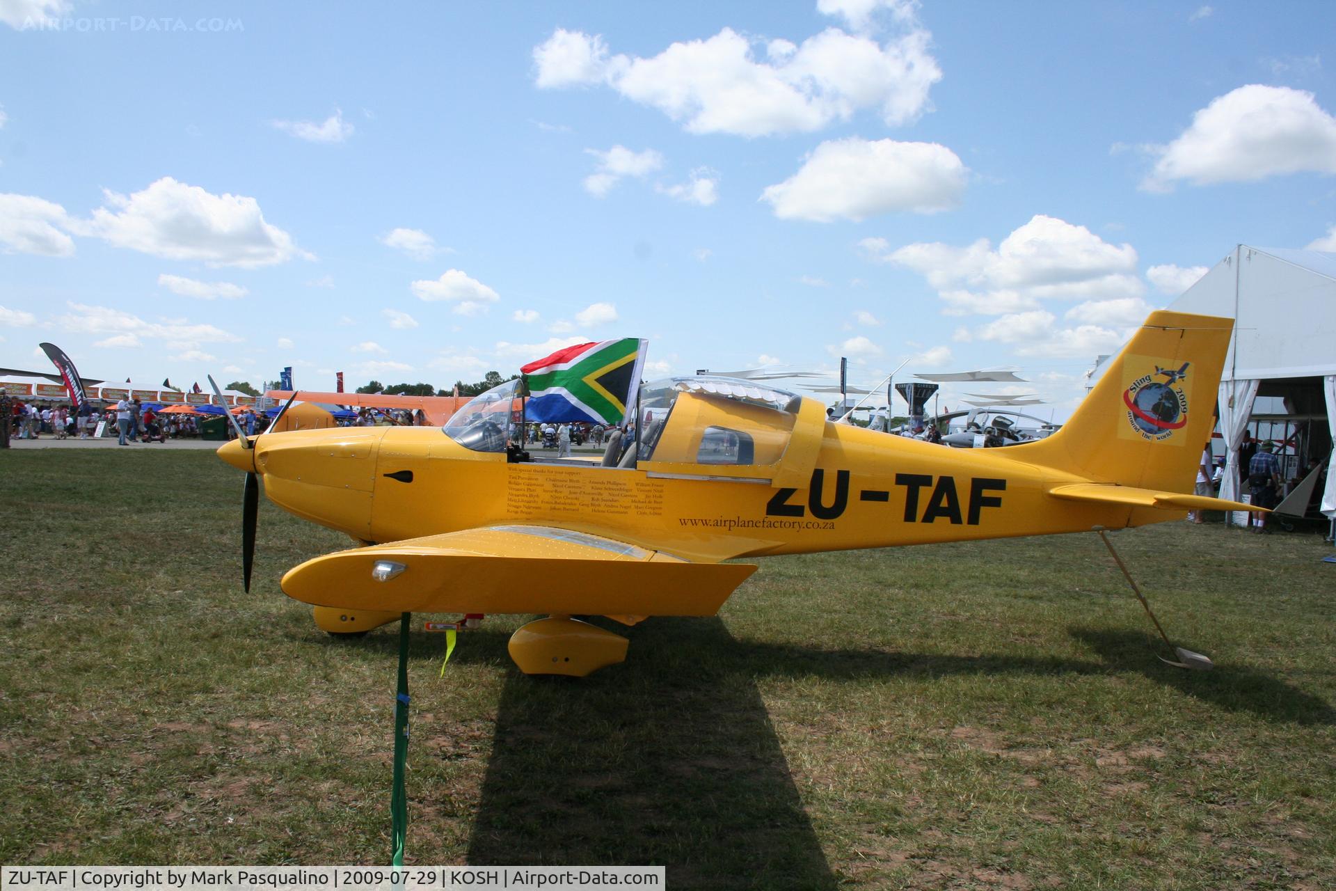 ZU-TAF, The Airplane Factory Sling 4 C/N 001, Airplane Factory D6 Sling