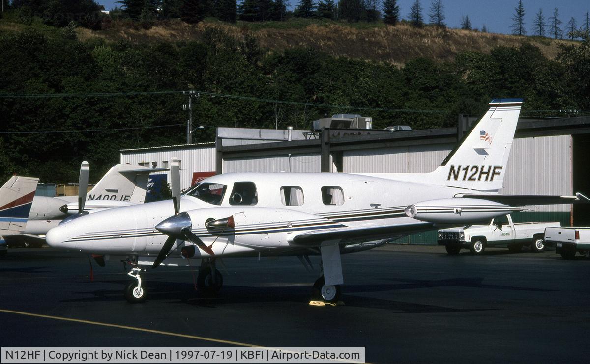 N12HF, 1978 Piper PA-31T-620 Cheyenne C/N 31T-7820085, KBFI