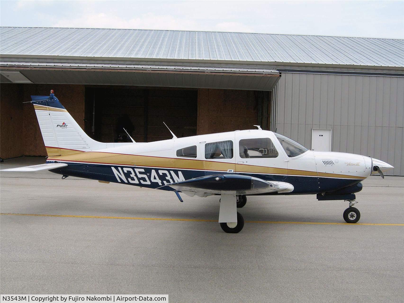 N3543M, 1978 Piper PA-28R-201T Cherokee Arrow III C/N 28R-7803176, 1978 Piper PA-28R-201T