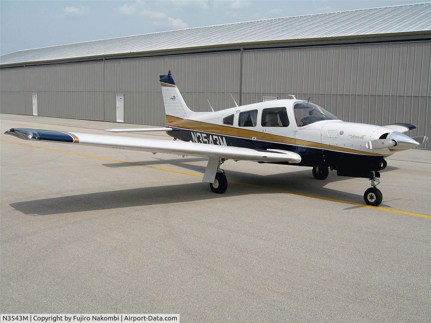 N3543M, 1978 Piper PA-28R-201T Cherokee Arrow III C/N 28R-7803176, 1978 Piper PA-28R-201T