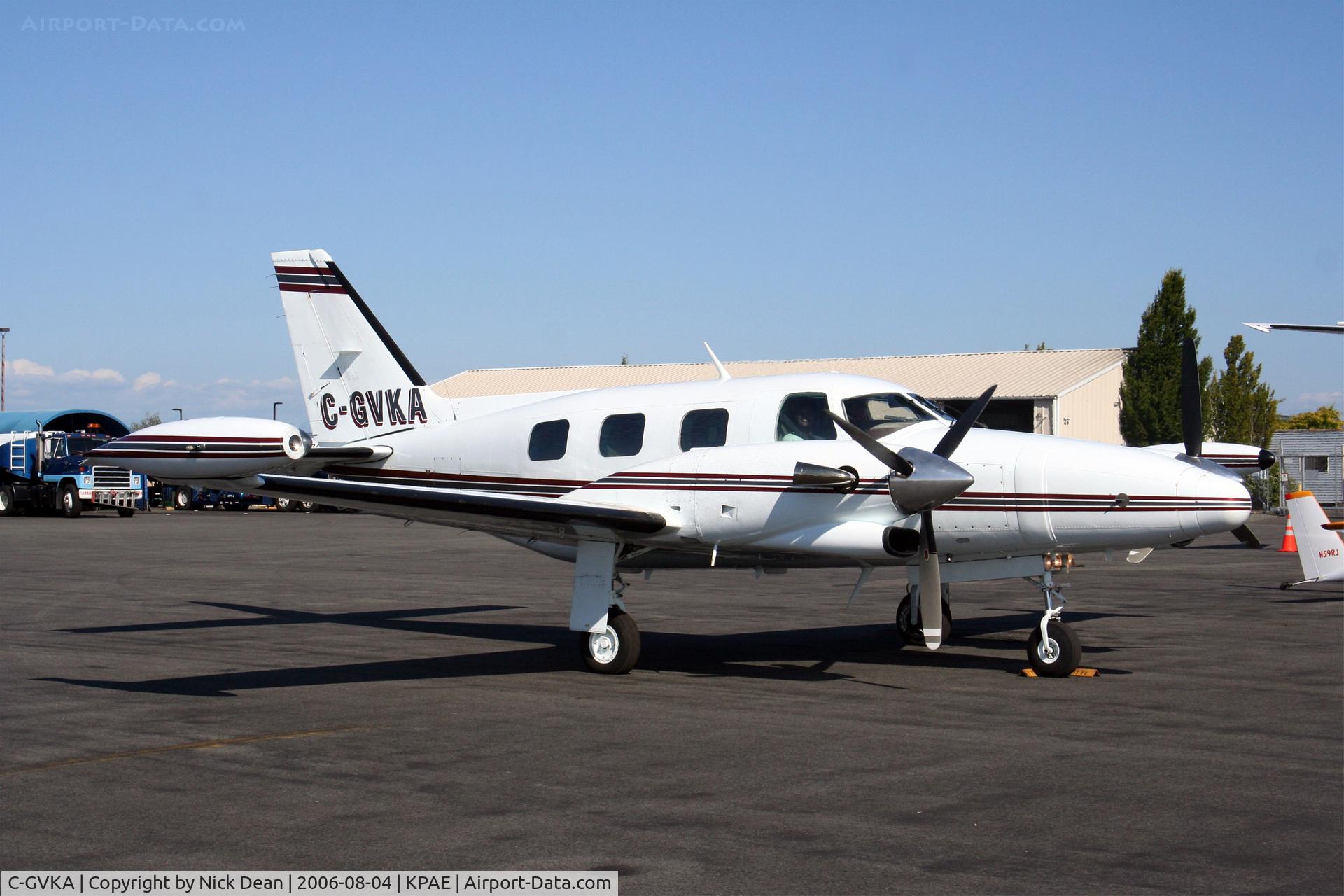 C-GVKA, 1978 Piper PA-31T-620 Cheyenne II C/N 31T-7920008, KPAE