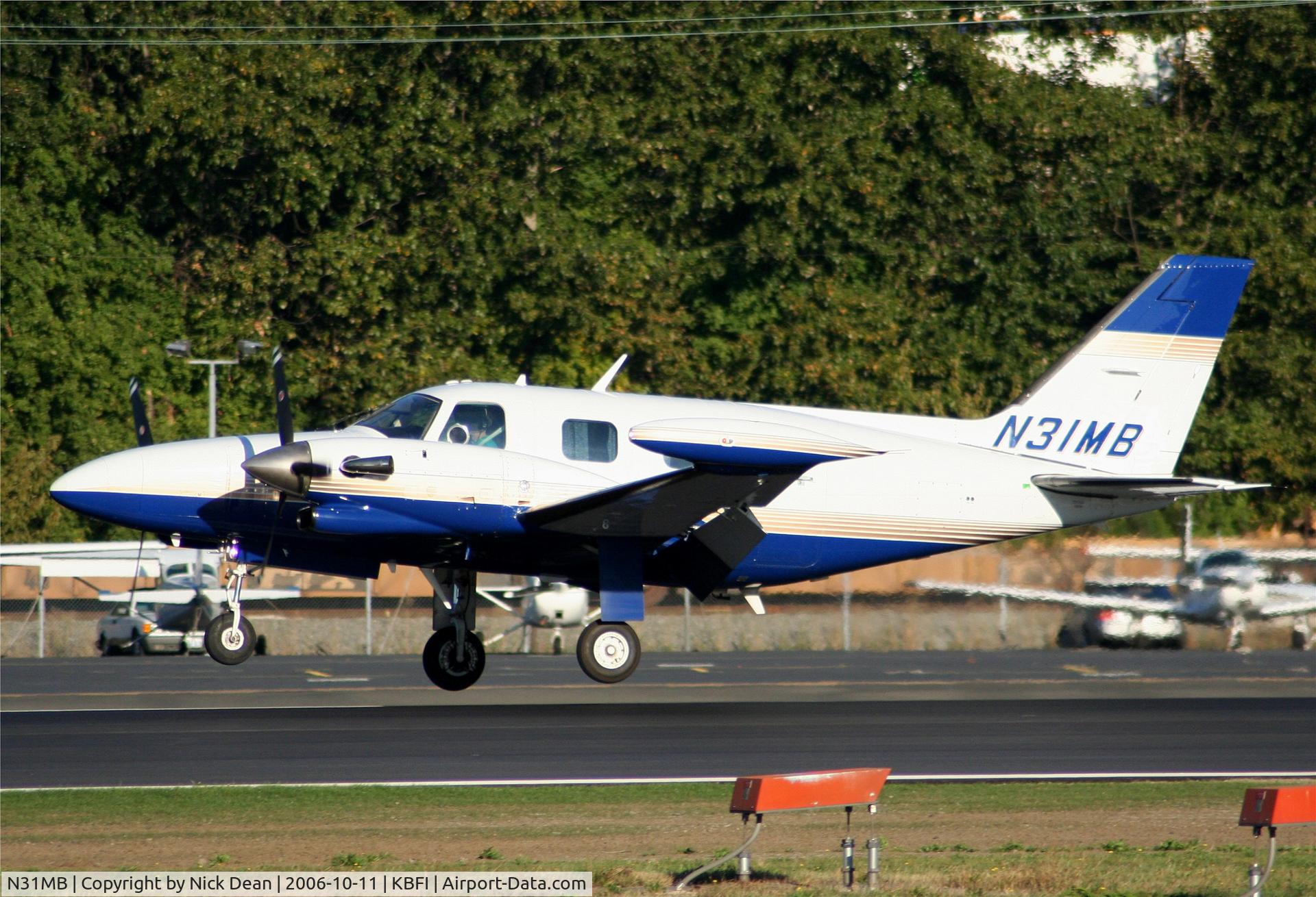 N31MB, 1979 Piper PA-31T1 Cheyenne I C/N 31T-8004013, KBFI